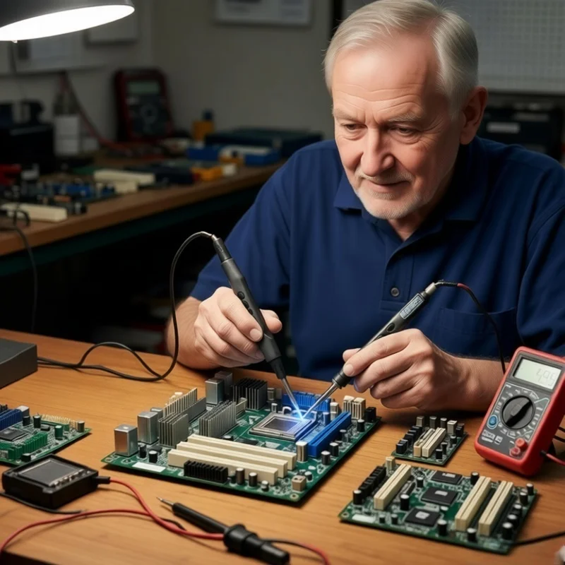 

80W Soldering Iron Pen with IPS Color Screen 1.9s Rapid Heating Adjustable 50-450°C Type-C Portable Kit for Electronics Repair