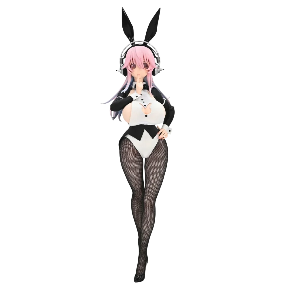 FuRyu Genuine BiCute Bunnies Super Sonico Bunny Girl Anime Sexy Cute Action Figure toy Collection Ornaments adult for Children view 4