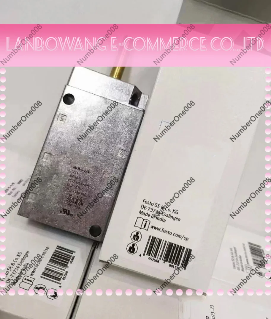 5/2 Way Solenoid Valve G1/4 1000L/min 2.2-8bar Manual Override Pneumatic Valve