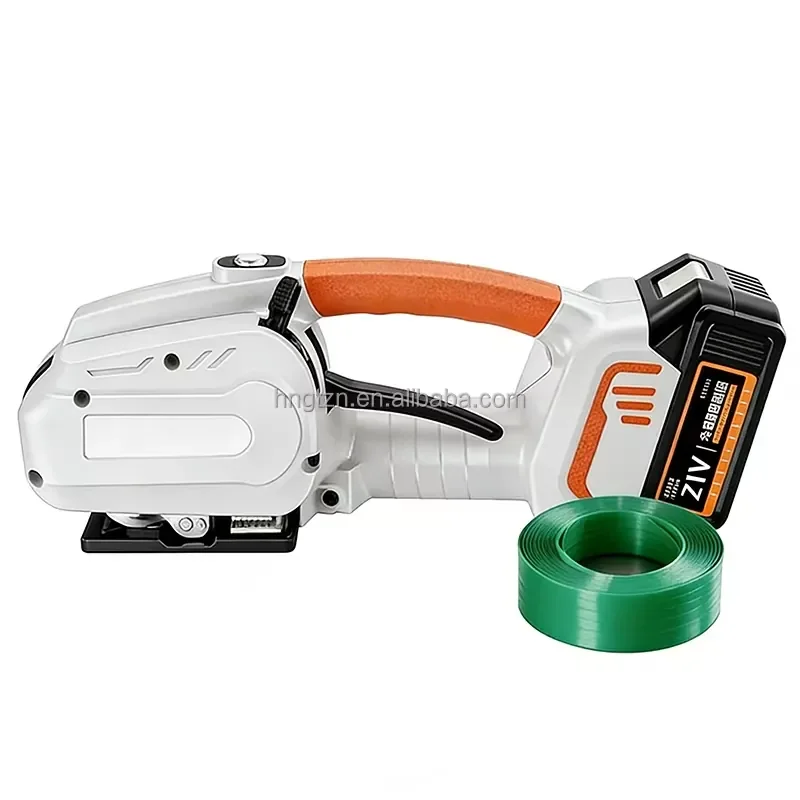Portable Packaging Machine with 1 Charger 2 Batteries in a Dedicated Box for PP PET Packing Strap Welding Packing