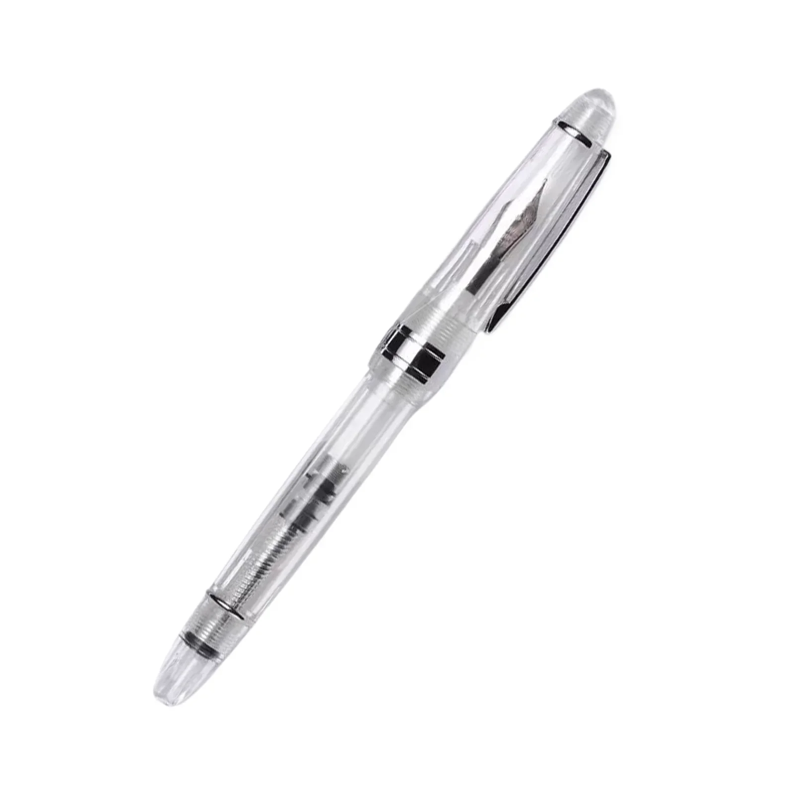 New For ADMOK Transparent Fountain Pen for Students To Practice Handwriting Office and Business Specific Ink Pen Stationery