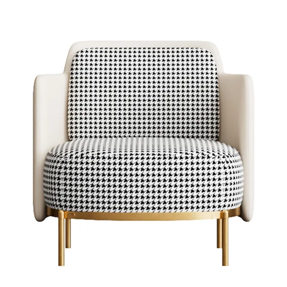 mk-FanRui Thousand Bird Log Single Sofa Living Room Nordic Light Luxury Home Lazy Chair Modern Casual Designer Single Chair#