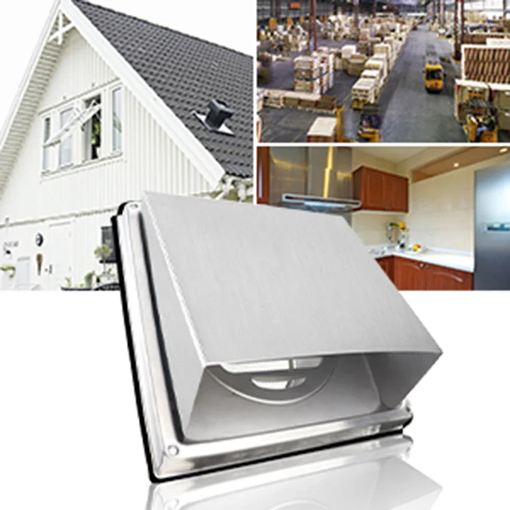 Birds Kitchen Fans Optional Extractor Fan Mesh Square Wide Range Of Uses Quiet And Comfortable Stainless Steel