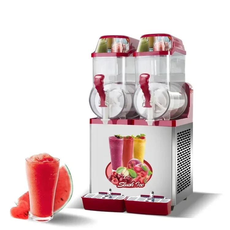 

Fruit Store Stainless Steel Commercial 1/2/3 Tank Frozen Drink Slushie Machine Slushy Machine Margarita Machine