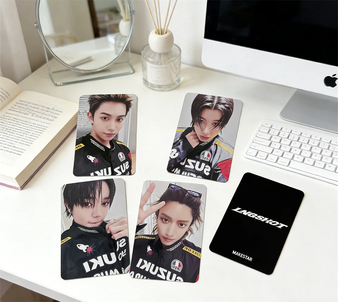 4pcs/set Idols LNGSHOT Photocards SHOT CALLERS Album Selfie Cards