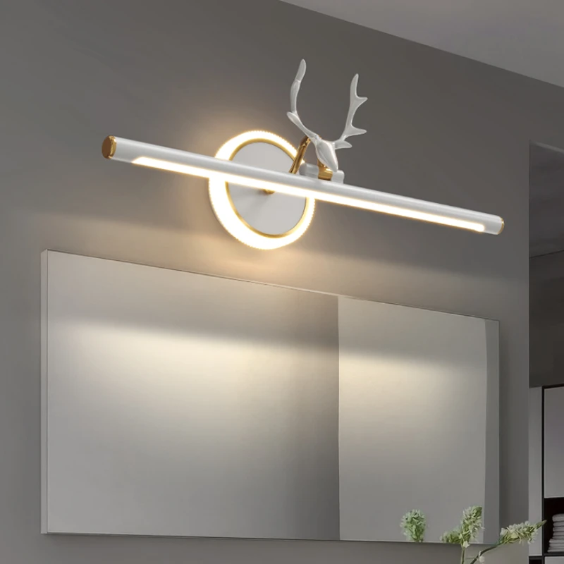 Lampe de miroir avant pour HOMirror, lumière d'armoire, salon, chambre à coucher, intérieur, luminaires à LED pour la maison