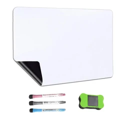 Magnetic Dry Erase Whiteboard Calendar For Refrigerator with 3 Pens and Large Eraser,For Notes Weekly Planning Drawing