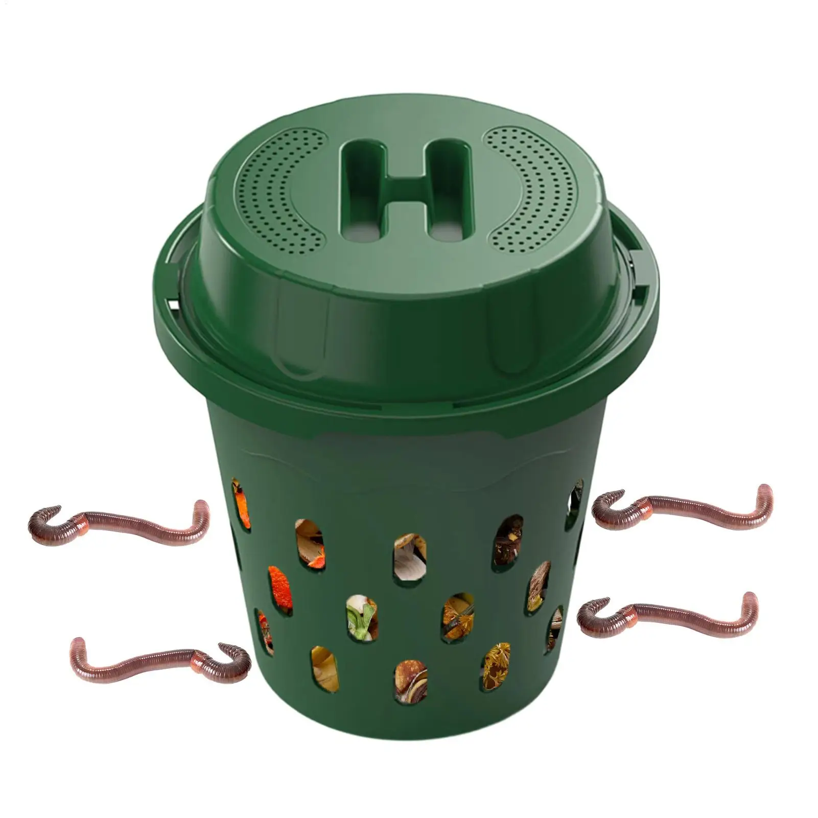 inground worm composter Organic Compost Garden Yard In-Ground Inground Bins Home Kitchen Waste Worm Composting Gardening Bucket