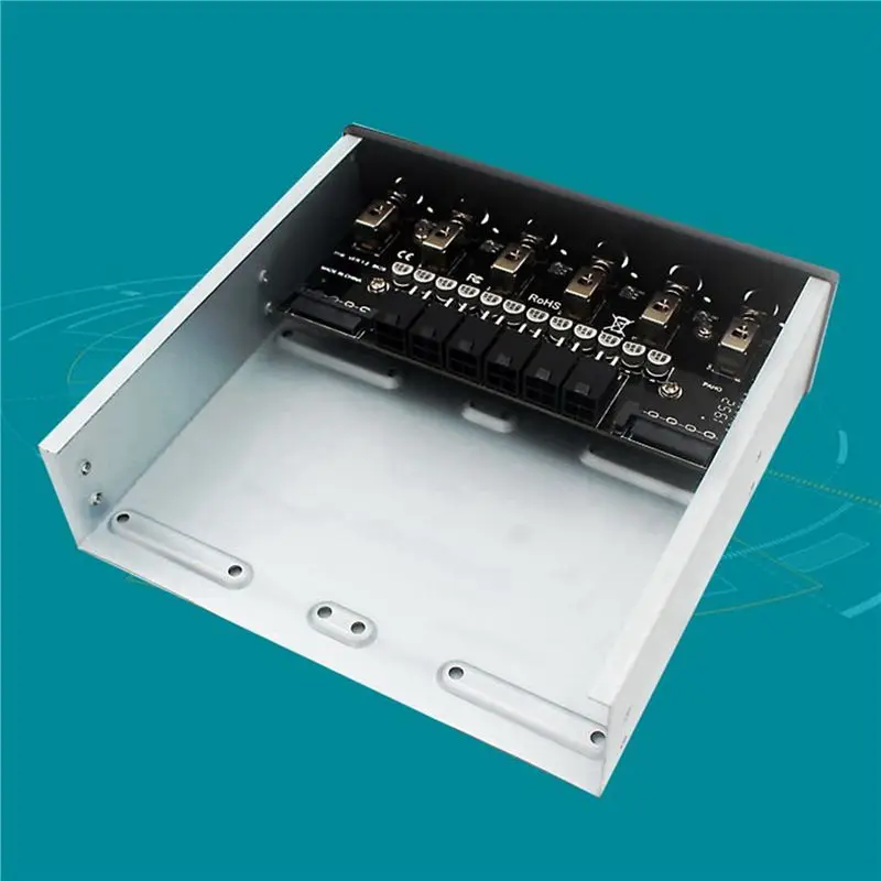 ABRI-2X 6 Way Hard Disk Selector Controller Hard Drive Power Switch Module For Desktop Computer Support 2.5/3.5 Inch SATA HDD