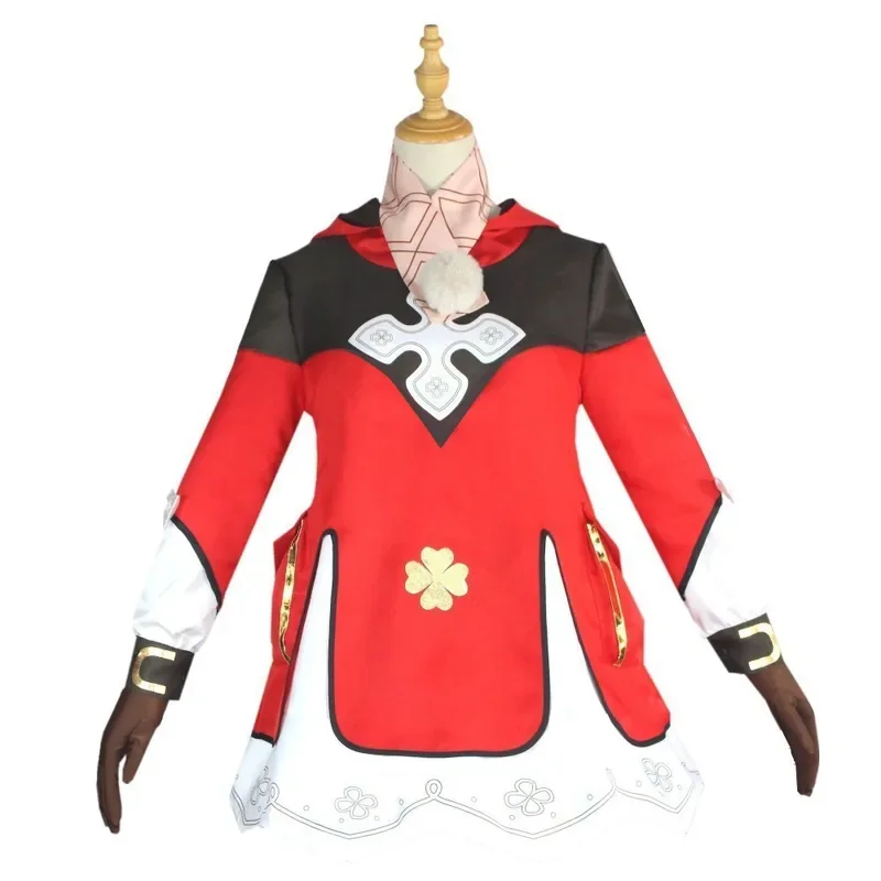 Genshin Impact Klee костюмы для косплея полный комплект genshin Impact Klee рюкзак парик костюм на Хэллоуин для детей, взрослых, женщин, одежда для девочек