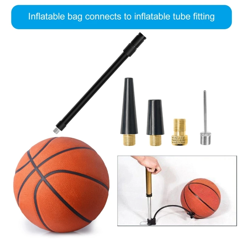 Inflatable Hose Connector Adapter Flexible Air Pump Extension Tube Nozzle 16/20/30/60cm Length Fit for Multiple Air Equipment