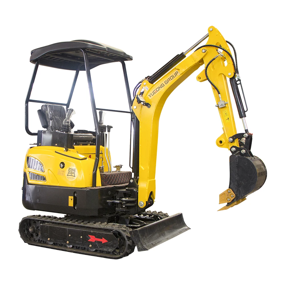 YG-18W Multi-function Mini Excavator 1.8 Ton Mini Digger For Construction Small Crawler Farm Excavators Customized Fast Delivery