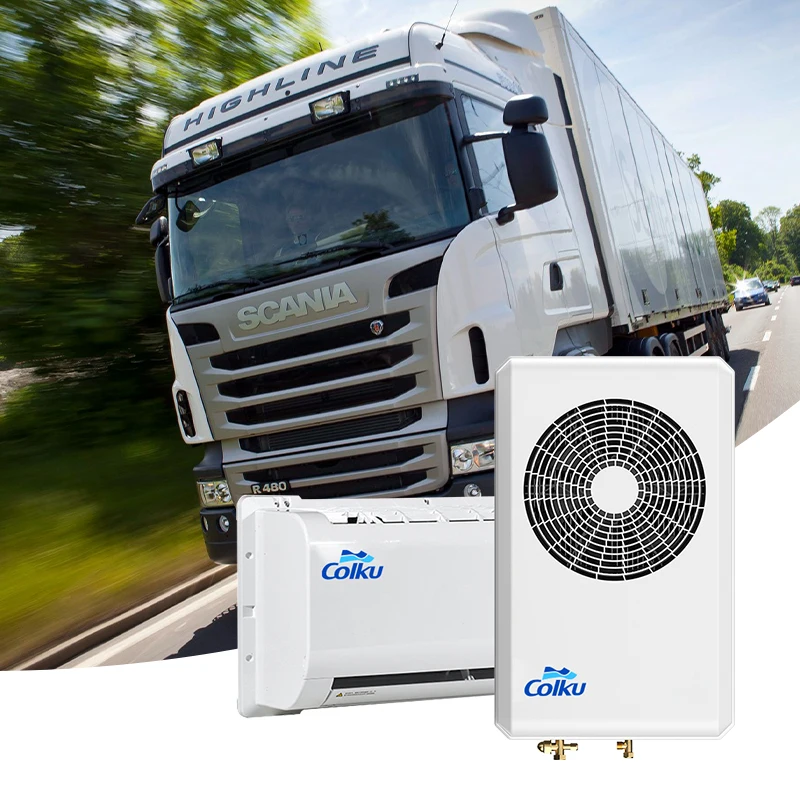 

New Design DC 24V Air Conditioning Split Vertical Host Mounted Truck Air Conditioner for Car