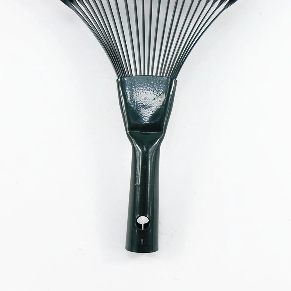 

22 Teeth Metal Leaf Rake Tough Garden Cleaning Tool for Yard Lawn Grass Debris Outdoor Rake Garden Metal Rakes