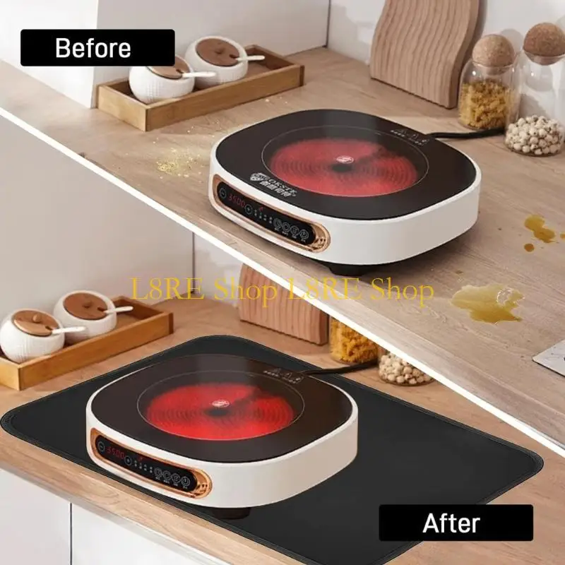 L8RE 내열성 매트 60x40cm 방화 및 방수 바닥 보호기