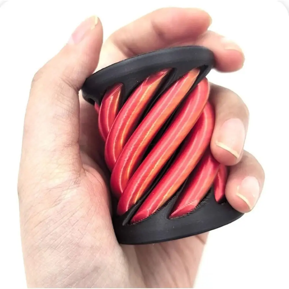 Cône en spirale pour développement de l'intelligence, jouet Fidget, ornements décoratifs, vis à hélice imposible, Illusion de fil Vortex