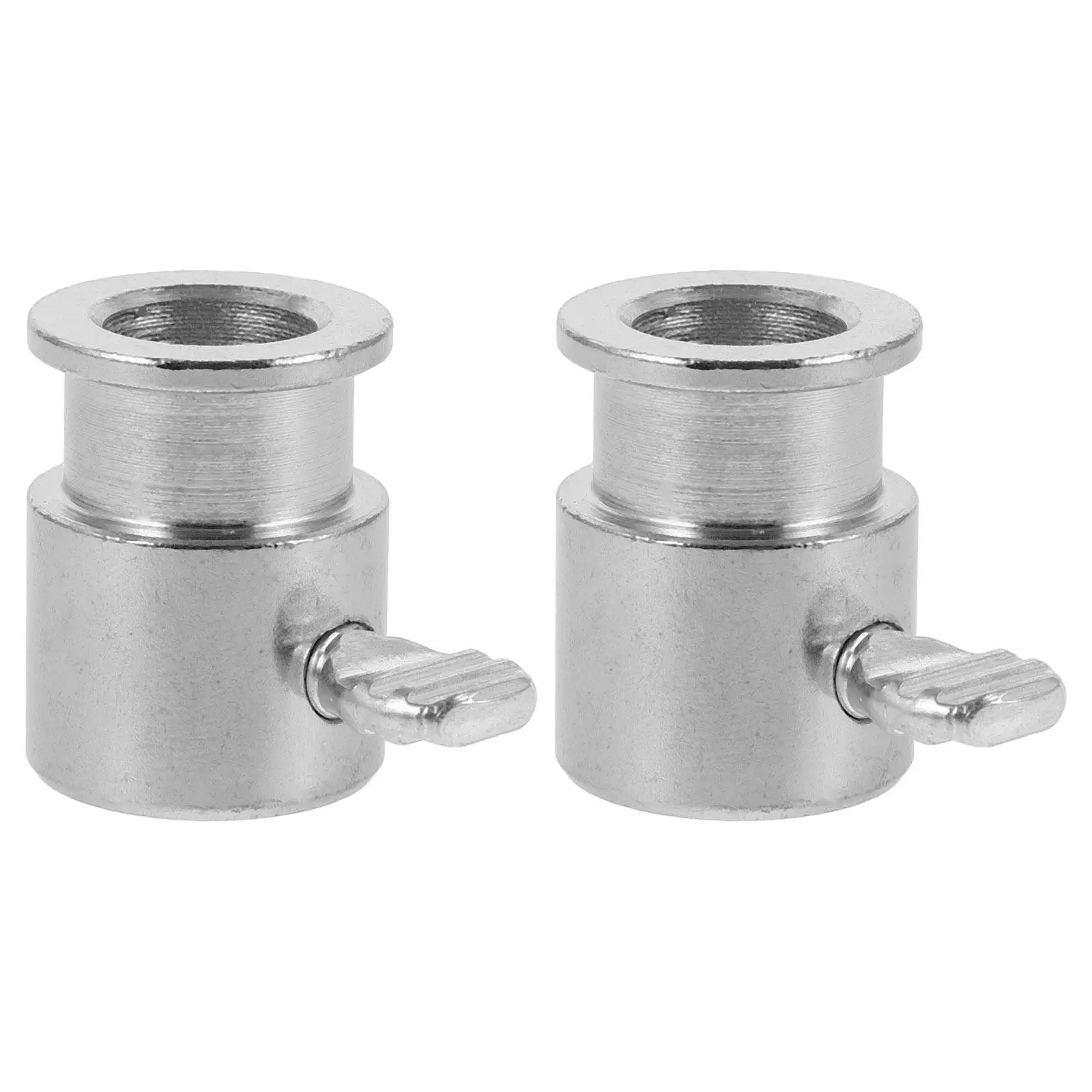 2Pcs Rotisserie Grill Accessory Sleeve Chrome-Plated Iron High Temperature Resistant Grilling Rod Trussing Part Stable Food