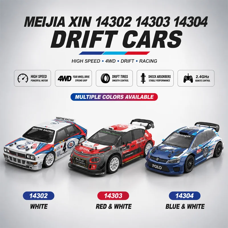 MJX 14302 14303 14304 1/14 Brushless Remote Control Drift Rally Car High Speed Off Road Licensed Citroen Gyro