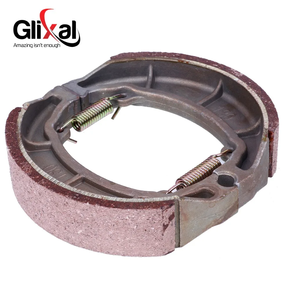 Glixal 125mm Rear Drum Brake Shoe for GY6 125cc 150cc 152QMI 157QMJ Scooter Moped ATV Go-Kart