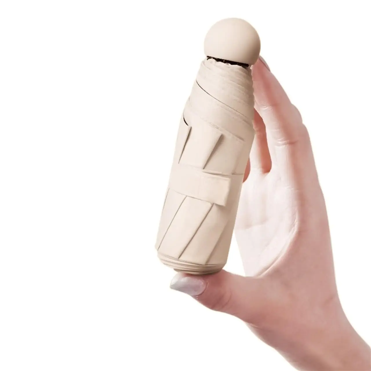 

Капсульный зонт от солнца и дождливый двойного назначения, непромокаемый, ветрозащитный, защита от солнца, портативный мини-зонт для путешествий на открытом воздухе