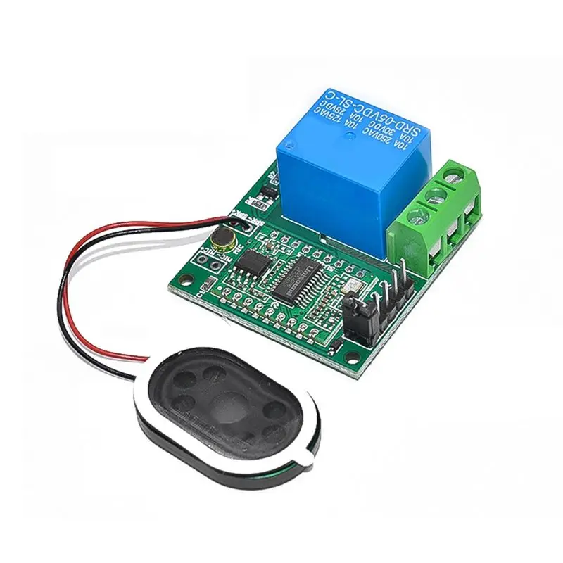 [B17B!】 AI Intelligent Voice Recognition Module Offline Voice Control Switch Module Support Custom Voice For DIY Voice Device