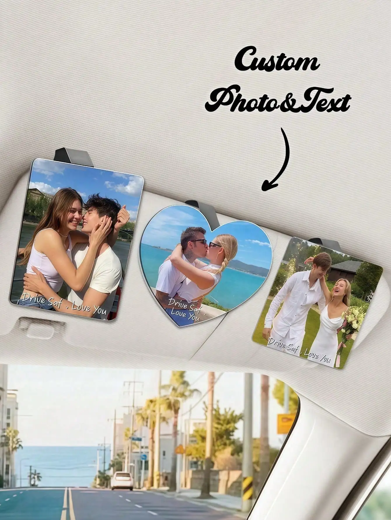 

Персонализированный акриловый зеркальный солнцезащитный козырек для автомобиля с фото — подарок для пар на День святого Валентина, День рождения, Годовщину