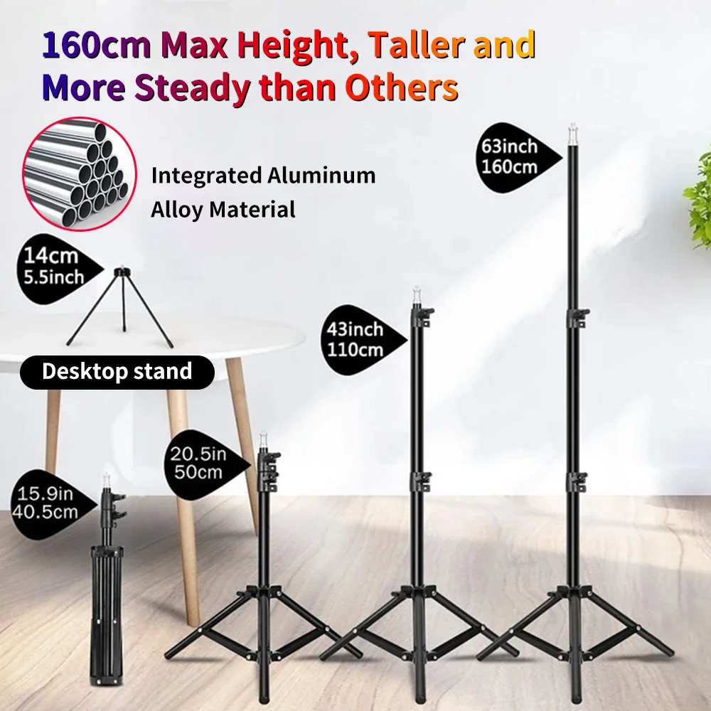 Metal Tripod Stand Universal Projector Bracket Extendable to Aluminum Alloy Interface Adjustable Height for Projector