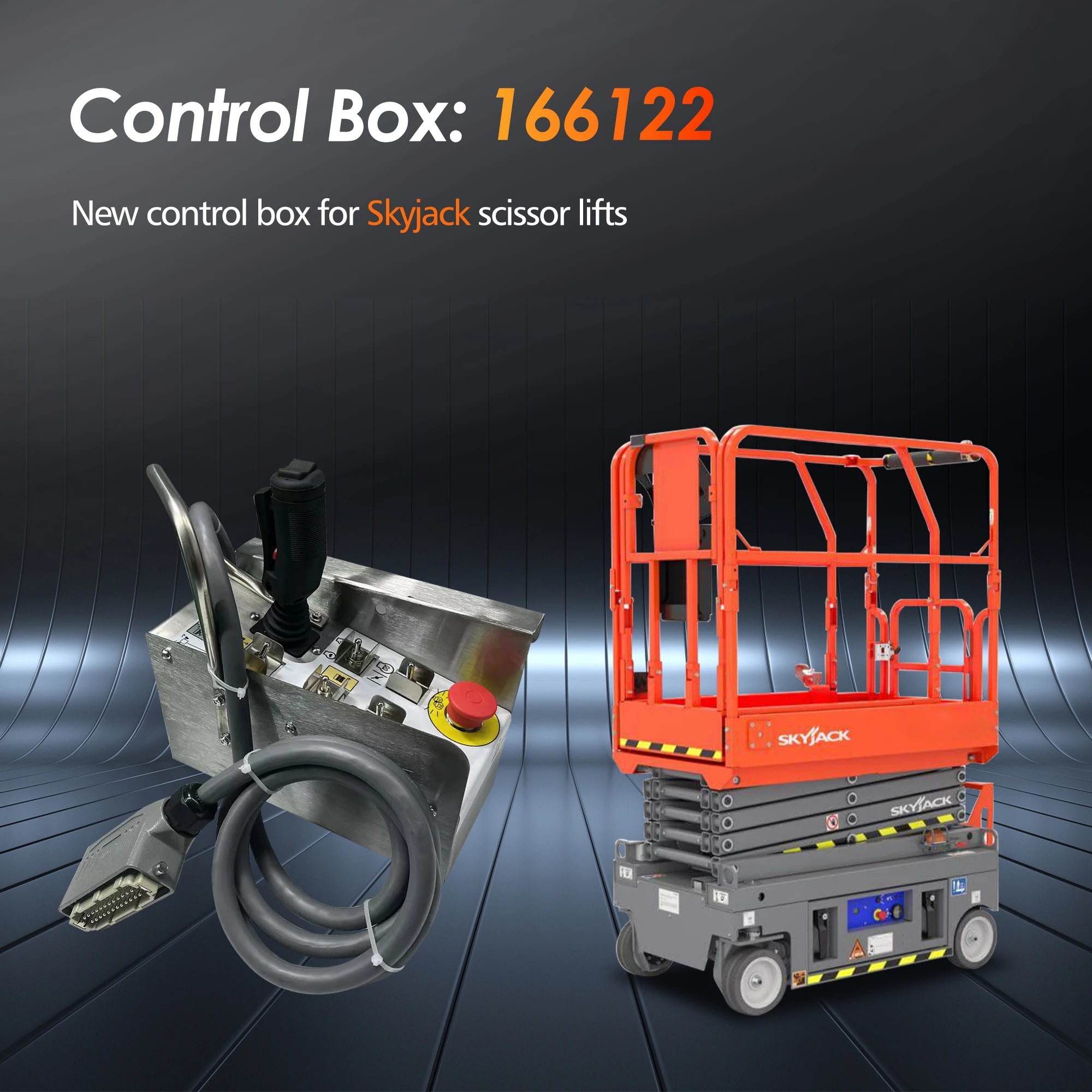 Platform Control Box 166122 137798 for Skyjack Scissor Lifts SJ6826RT SJ6832RT