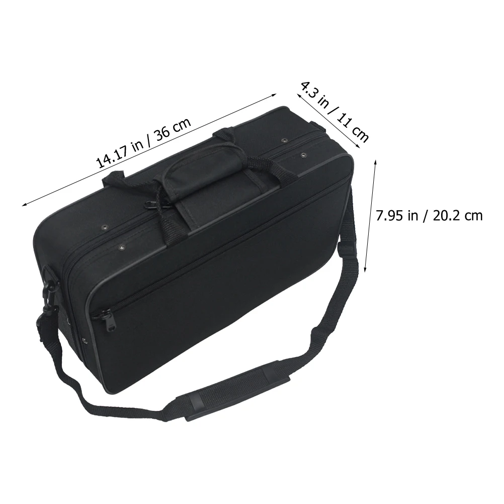 

Clarinet Holder Bag Padded Instrument Cases Portable Carrying Black Acoustic Gig