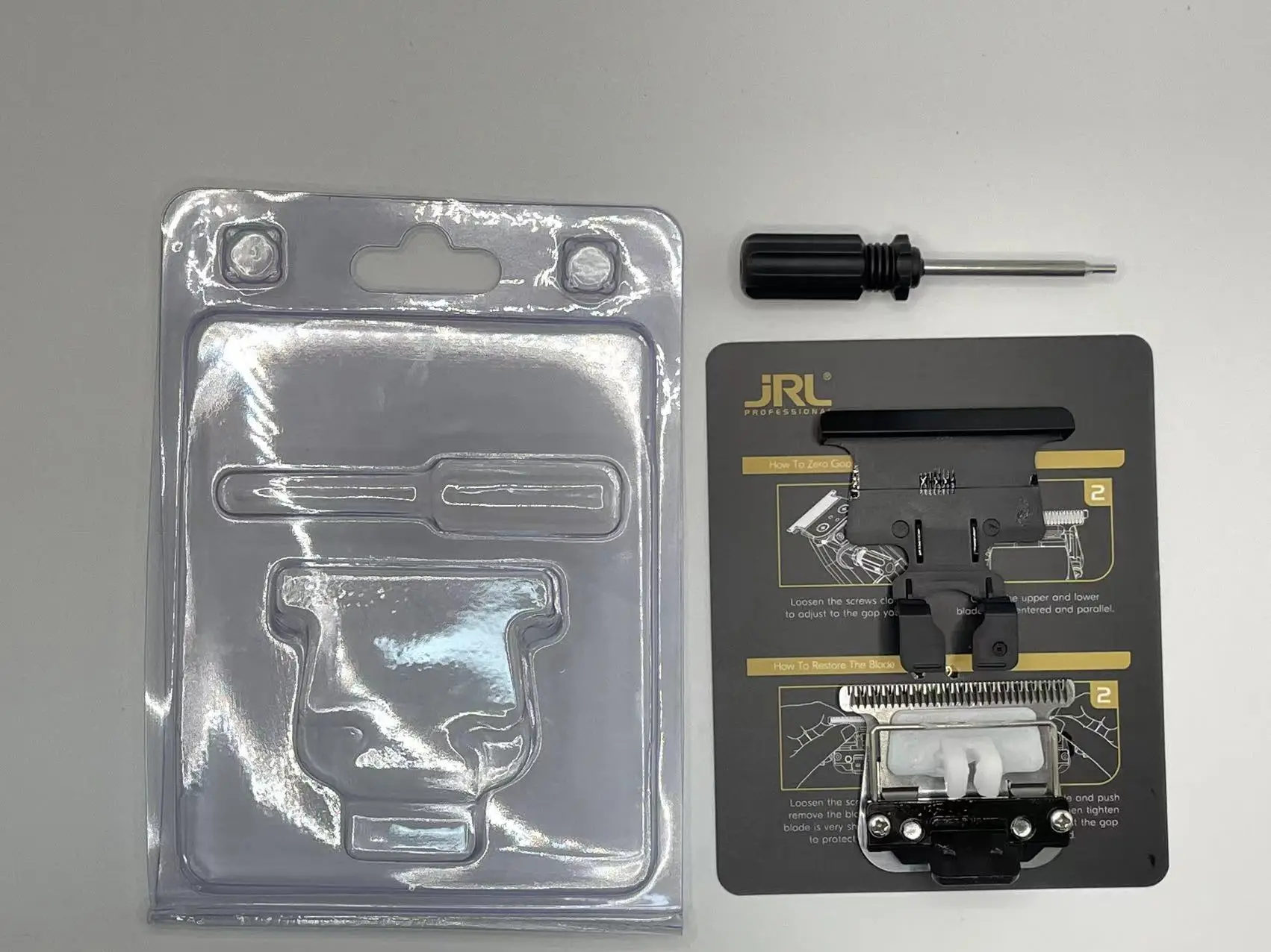 Original JRL2020C Professioneller Haarschneider Standard verblasst ultradünne Edelstahl-Keramikklinge 2020T Trimmer-Ladestation – Detail 21