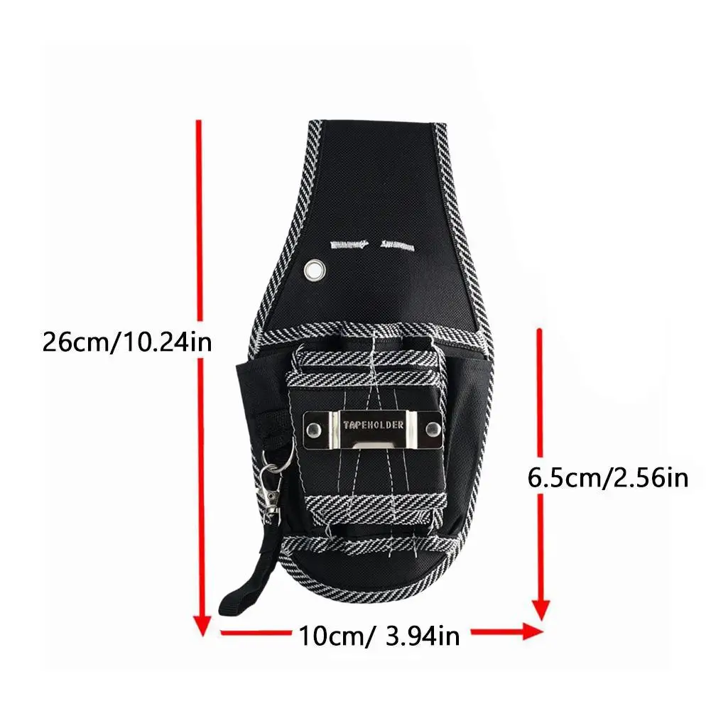 9-in-1 Electrician Waist Tool Belt - 600D Nylon high-quality Multi-Tool Pouch , 9 Sleeves for Screws/Tools (Durable & Portable)​