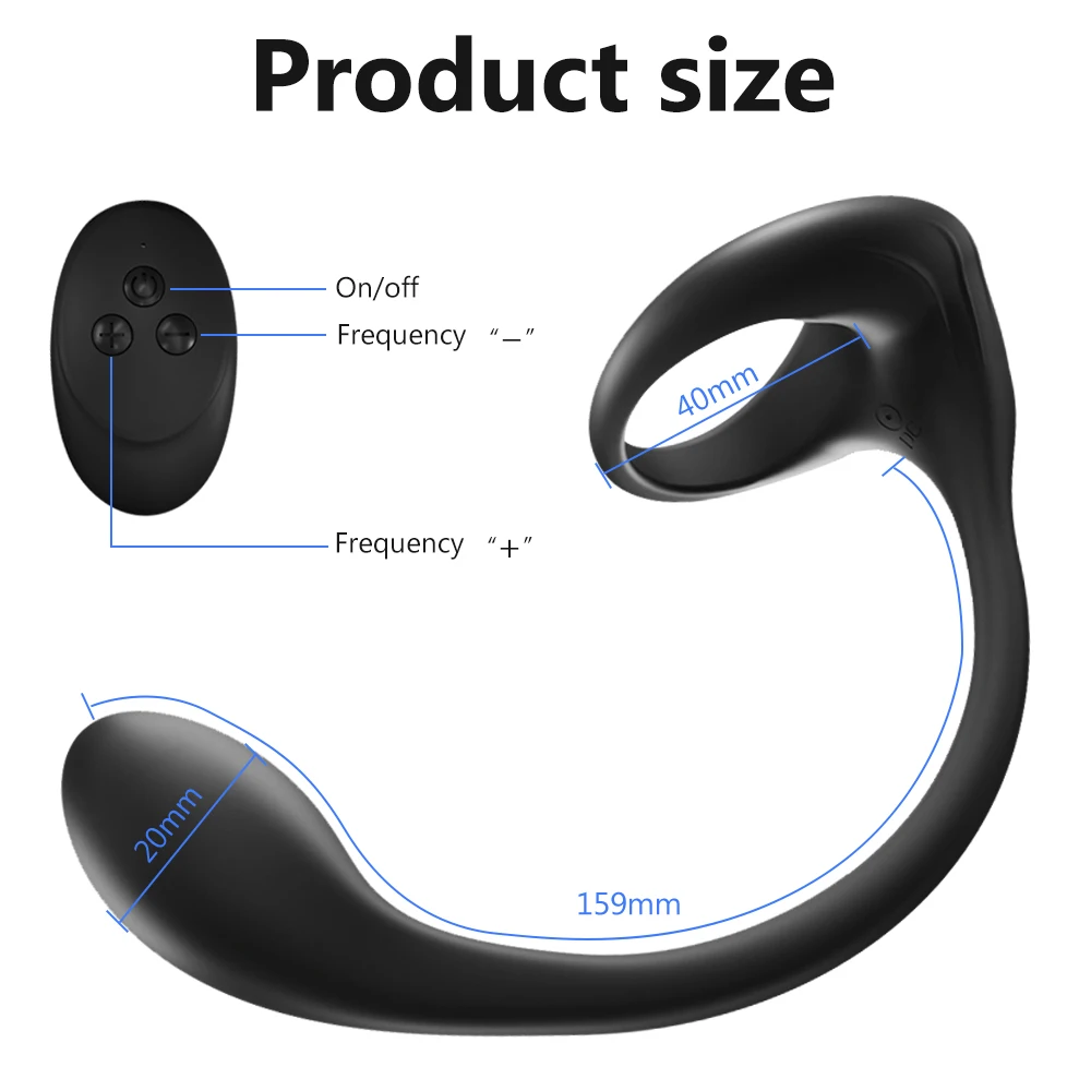 Wireless Remote Control Erection Ring Sex Toys for Mens Pleasure Anal Plugs Anal Stimulator Prostate Massager Adult Products 2