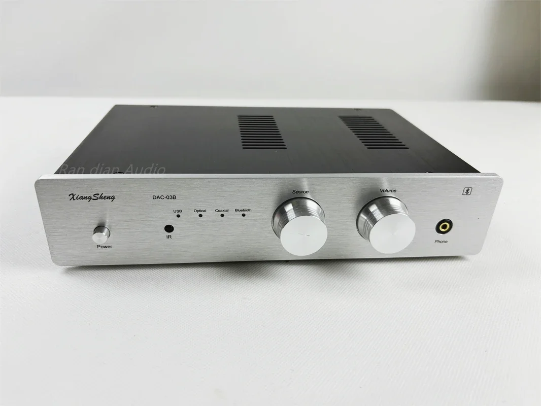 XiangSheng DAC03-B PCM1794 USB Electron Tube DAC Coaxial SPIDIF HD Exterior Sound Card DAC03B DAC-03B,QCC5125+TPA6120/24bit/192K