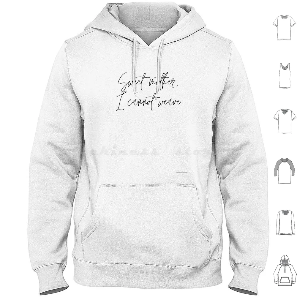 Sweet Mother I Cannot Weave-Sappho Quote Hoodies Long Sleeve Sappho Quotes Quote Poetry Poet Lbgt Pride Mother Sweet