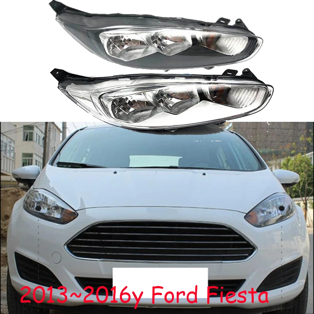 

1pcs car bumpe headlamp for Fiesta headlight 2013~2015y car accessories head lamp for Ford Fiesta fog light