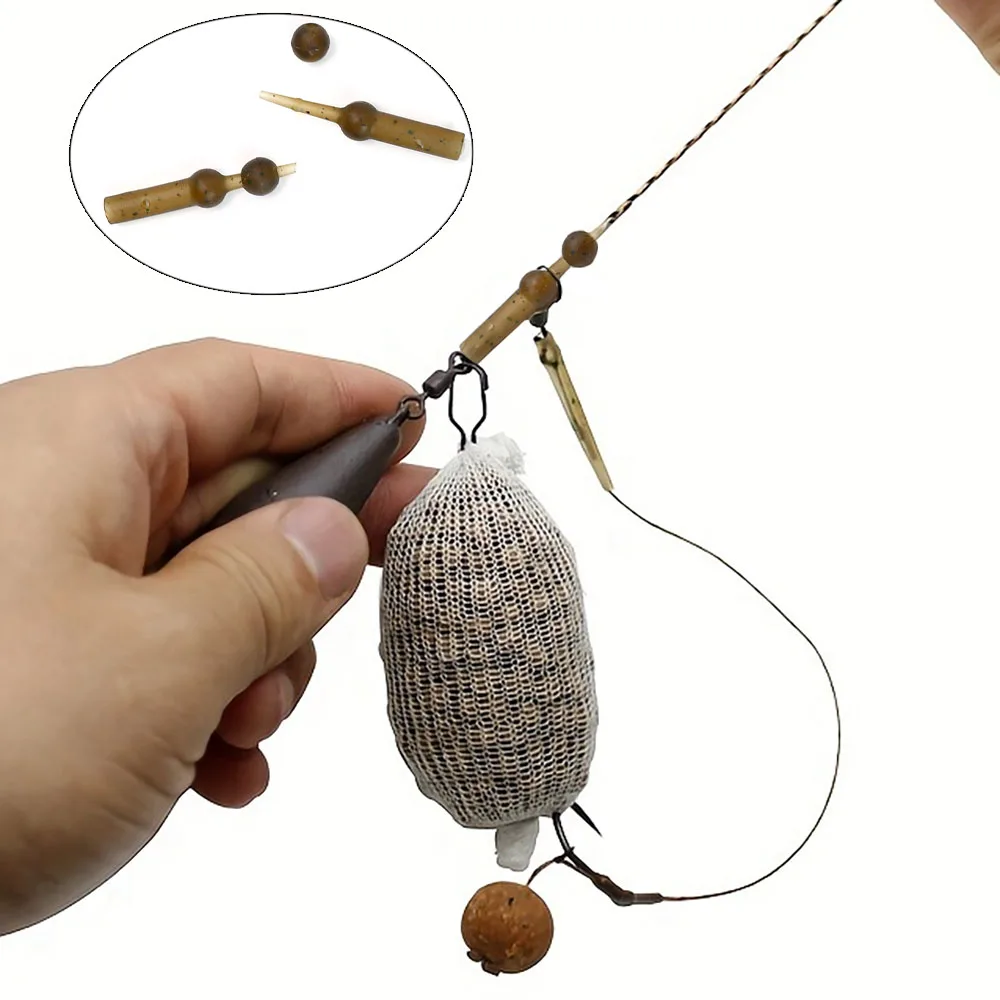 30 مجموعات صيد سمك الشبوط معالجة كم و حبة الشعر تلاعب صنع التمويه عازلة حبة محطة معالجة الصيد الملحقات #3