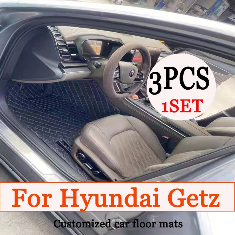 

Автомобильные коврики для Hyundai Getz Prime Click Inokom TB 2002 ~ 2011 Коврики Роскошный коврик Защитный коврик Кожаные ковры Автомобильные аксессуары