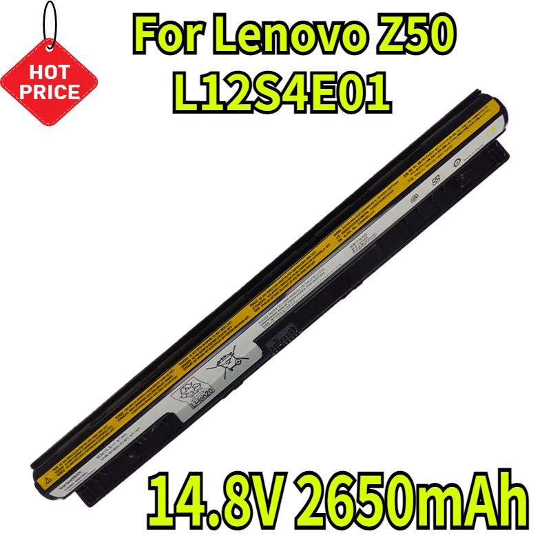 

14.8V 2650mAh Suitable for Lenovo L12S4E01 Z50 Z40 G40 G50-30 45 70 75 80 Laptop Battery