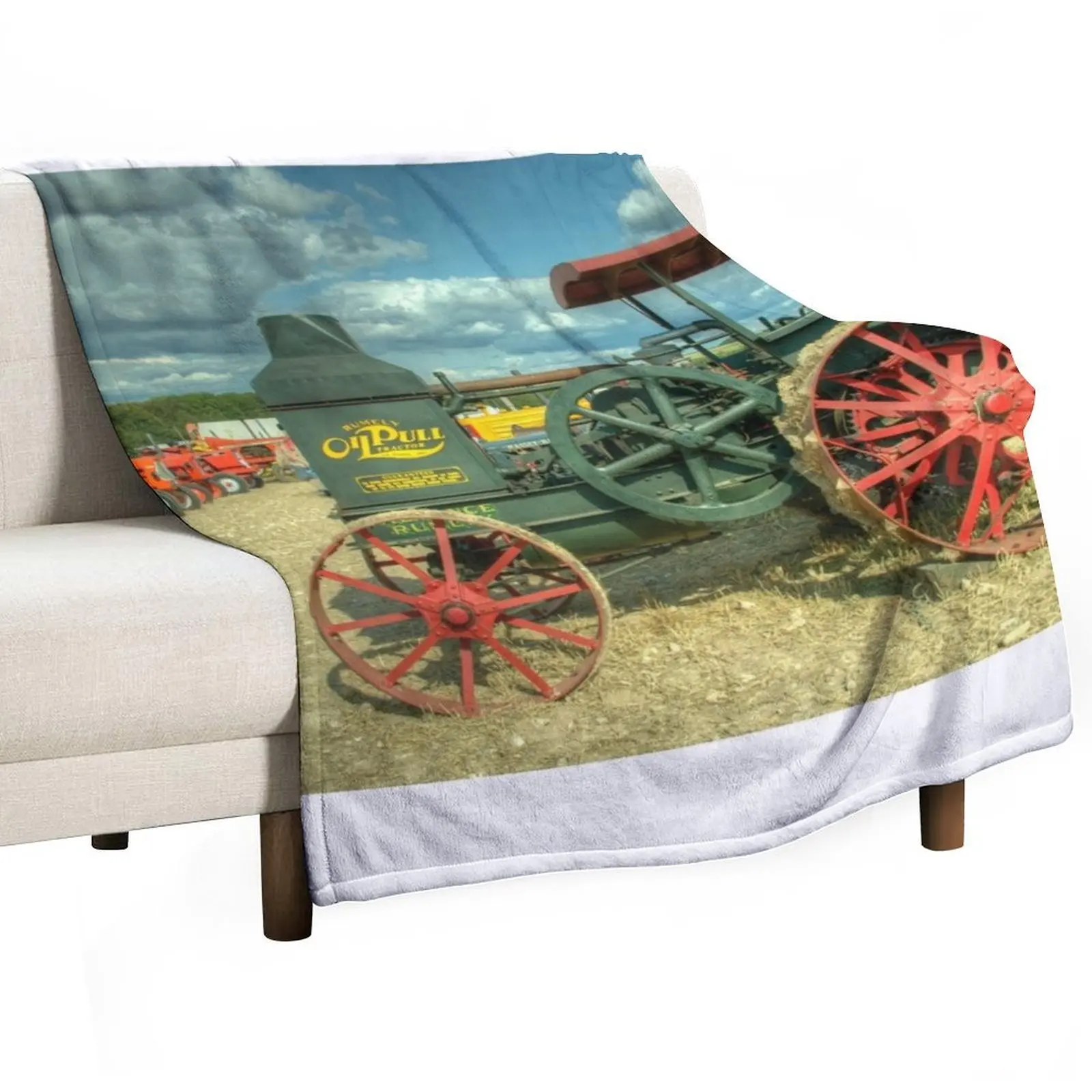 

The Rumely Oil Pull Throw Blanket for babies Nap Hairys Quilt Blankets