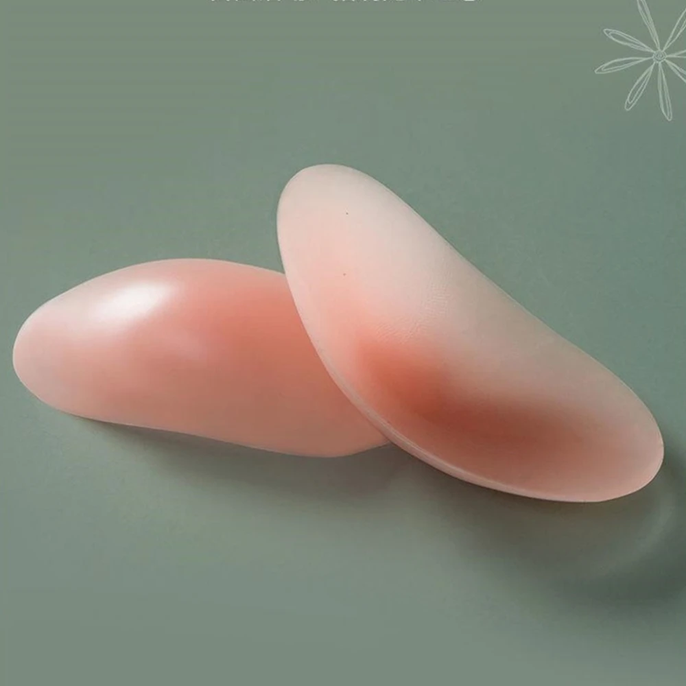 3D Selbstklebende Silikon Schulter Pad Natürlich Weiche Atmungsaktive Anti-Slip Schwamm Schulter Push-up-Pad DIY Kleidung Nähen werkzeuge – Detail 4