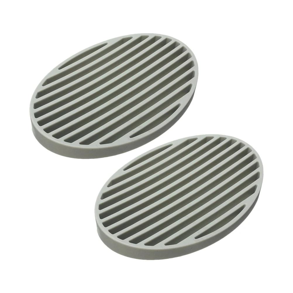 2 pezzi portasapone in silicone moderno bagno cucina portaspugna portapiatti design a ventosa antiscivolo facile da pulire portatile