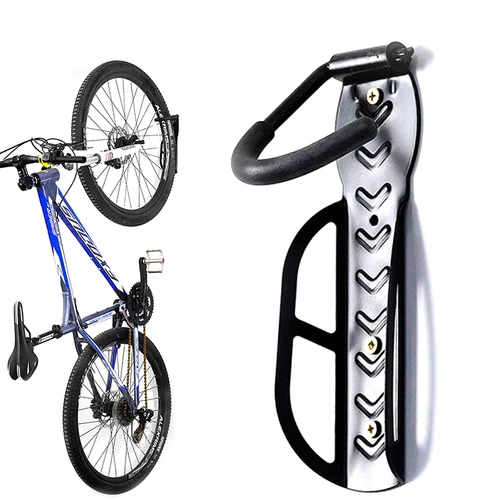 Soporte de pared para bicicleta, tienda de bicicletas de montaña, estante para bicicleta en casa, colgador de almacenamiento de acero, accesorios de gancho