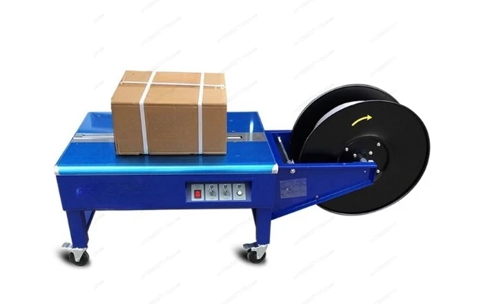 

table semi-automatic double motor baler thickened strong tensioner carton baler