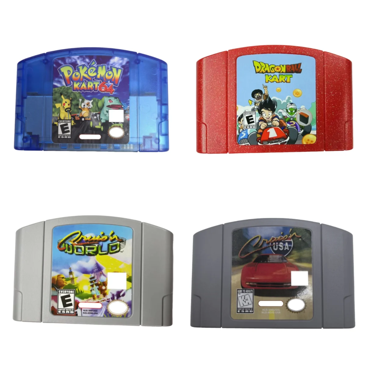 Hobby Collection N64 USA (NTSC) Version 64 Bit Console Video Anime Movie Games Cartridge Racing Series Ruch Turbo Gifts Toys