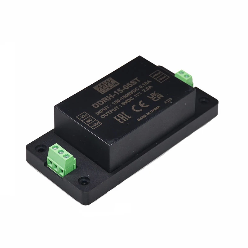 MEANWELL 스위칭 전원 공급 장치, 울트라 와이드 W 입력 DC-DC 컨버터, DDRH-15/30, 5V12V24V15V DR/P/ST