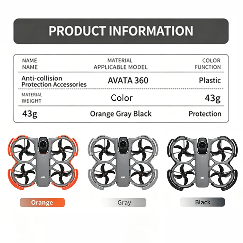 Schutzring für DJI Avata 360, Anti-Kollisions-Propeller-Schutz, Propellerschutz für Avata 360 Drohnenzubehör – Detail 2
