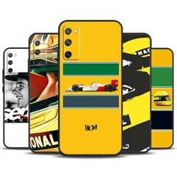 Ayrton Senna Funda For Samsung Galaxy S23 Ultra S22 Plus S20 S21 FE S8 S9 S10 Note 10 20 S24 Ultra Case