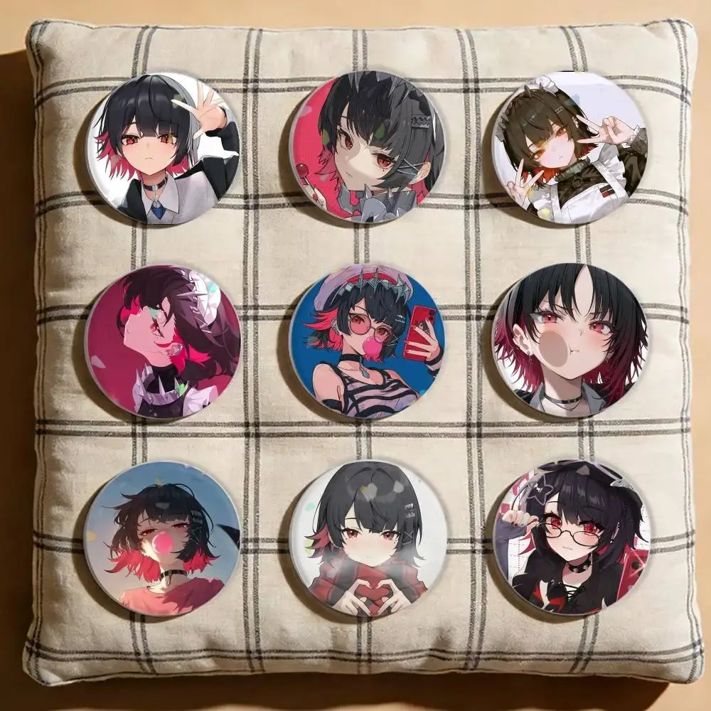 Ellen Joe Zenless Zone Zero Badge Stage Brooches on Backpack Clothes Handmade Round Enamel Pins for Jewelry Gift Bag Accessory