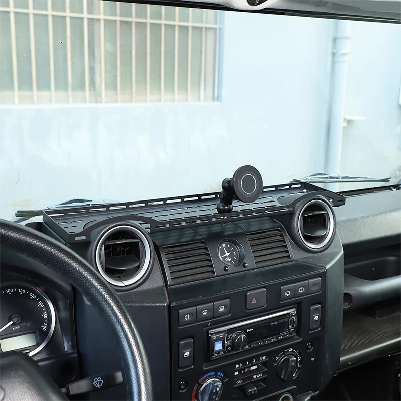 For Land Rover Defender 90 110 130 04-19 Car Center Control Multifunctional Expansion Mobile Phone holder Stand Car Accessories