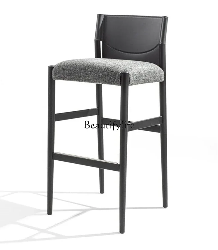 

pg45Italian Light Luxury Modern Simple Home Nordic Front Desk Bar Chair Minimalist High Stool